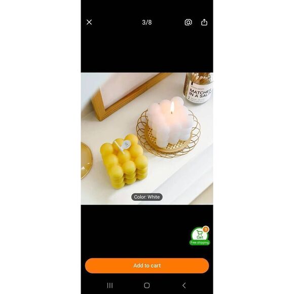 Candle Mold Set Of 4 - Picture 8 of 8